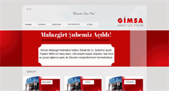 Desktop Screenshot of gimsa.com.tr